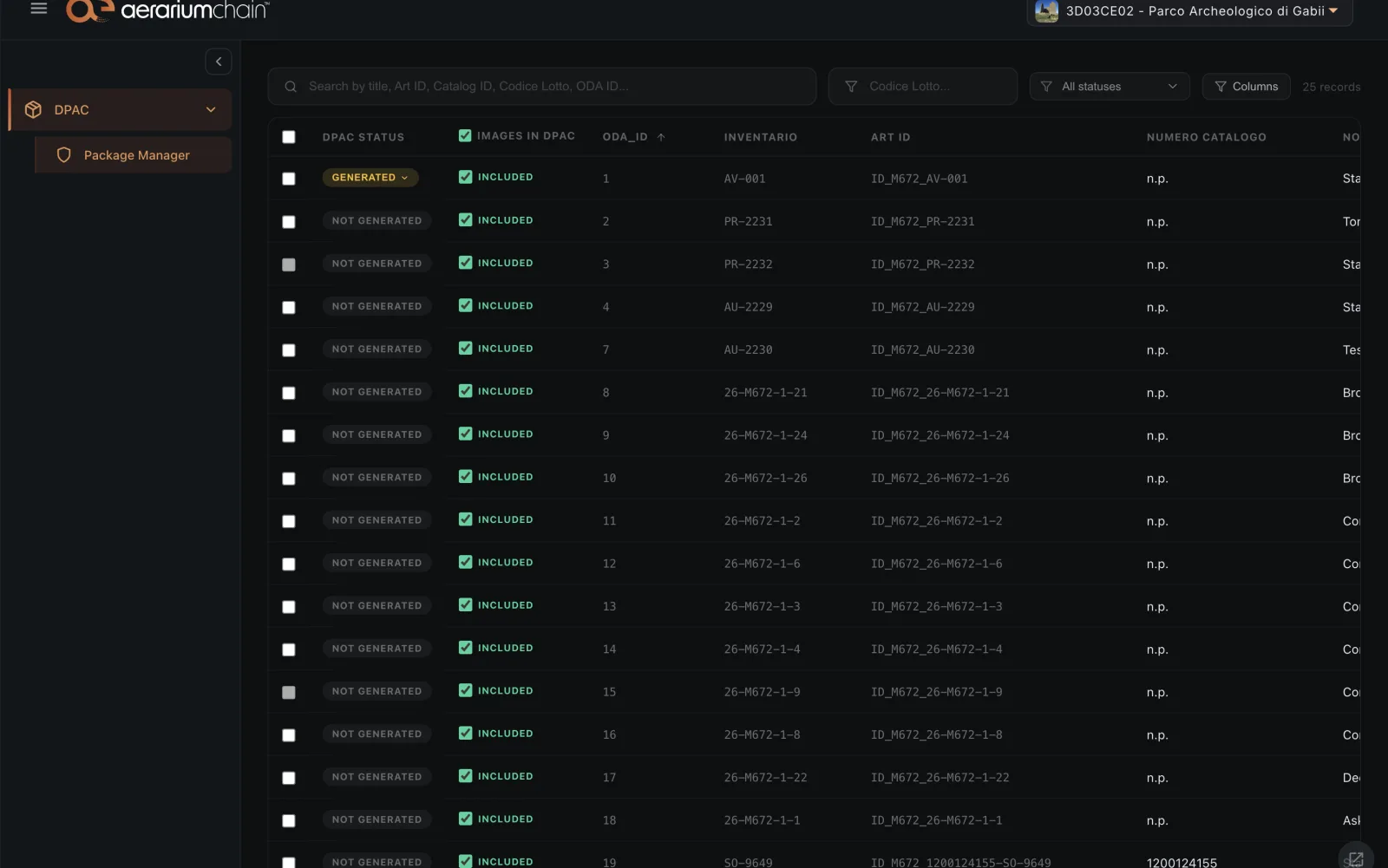 DPAC package manager: METS packages ready for the Digital Library